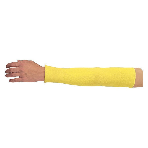 Cut Resistant Sleeve, 22 in. L, Yellow