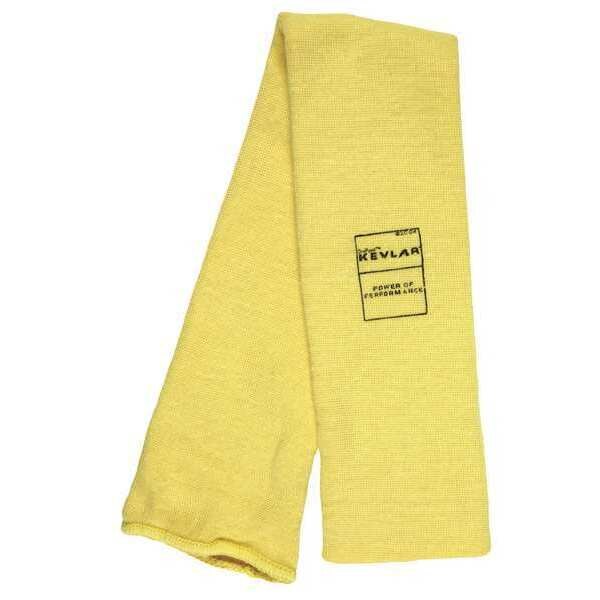 Cut Resistant Sleeve, 22 in. L, Yellow