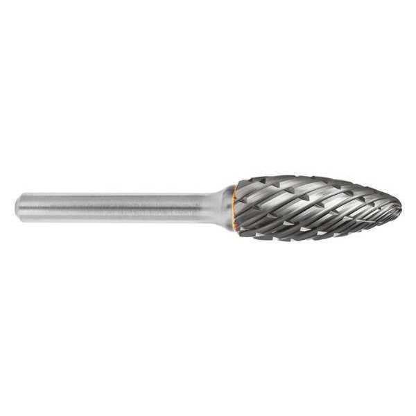 Carbide Bur, Double Cut, 1-1/4in Cut L, SH5