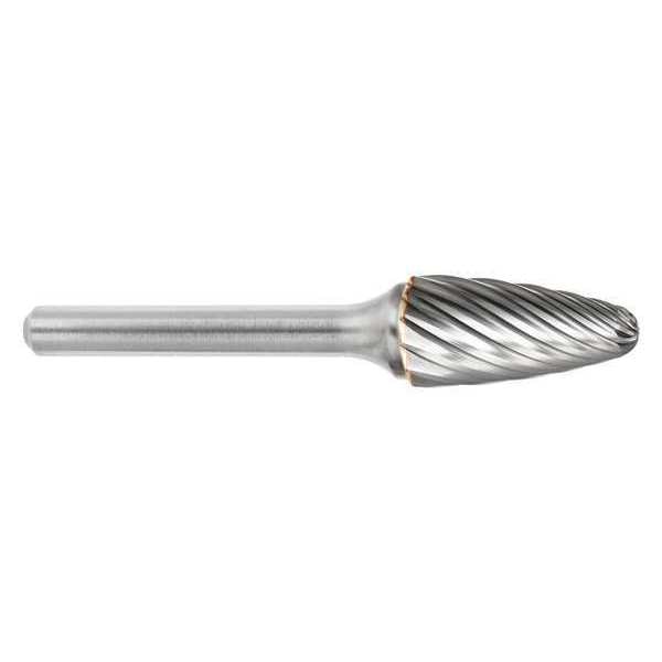 Carbide Bur, Single Cut, 1/2in Cut L, SF51