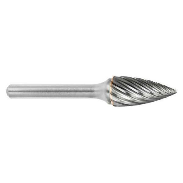 Carbide Bur, Single Cut, 1in Cut L, SG5