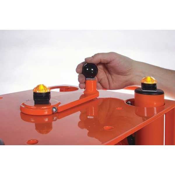 Barrier System Crank Handle, Steel, Orange