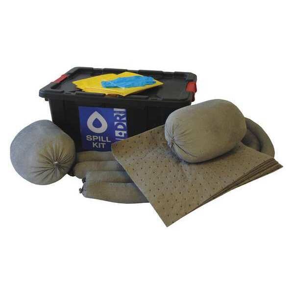 Spill Kit Refill, Universal, Gray