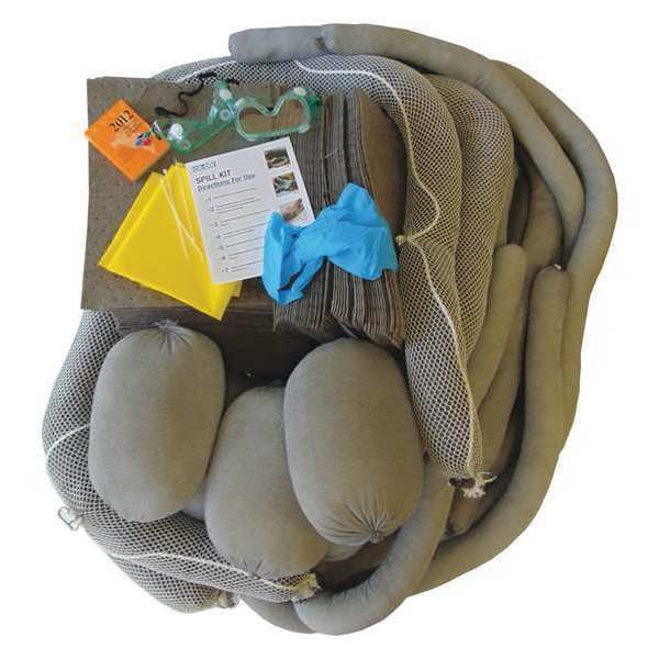 Spill Kit Refill, Universal, Gray