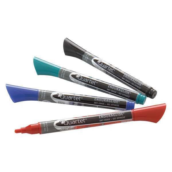 Dry Erase Marker, Fine, Round, PK4