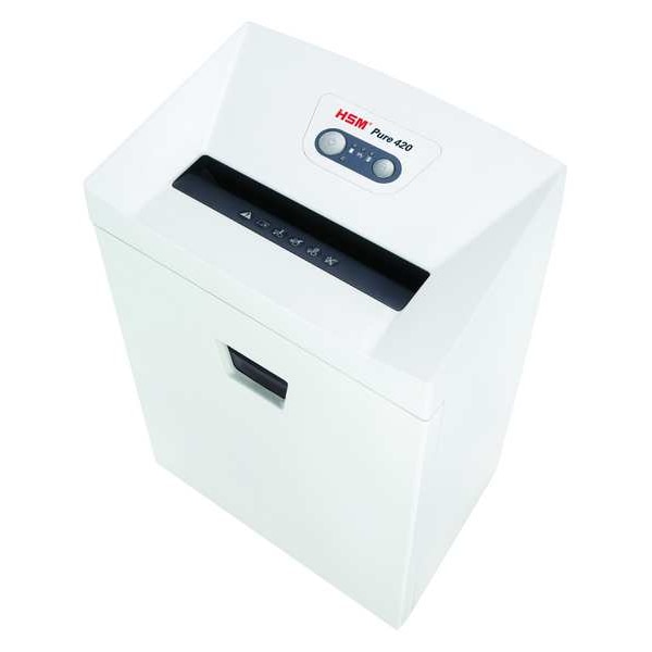 Paper Shredder, Cross-Cut, White, 9.2 gal.