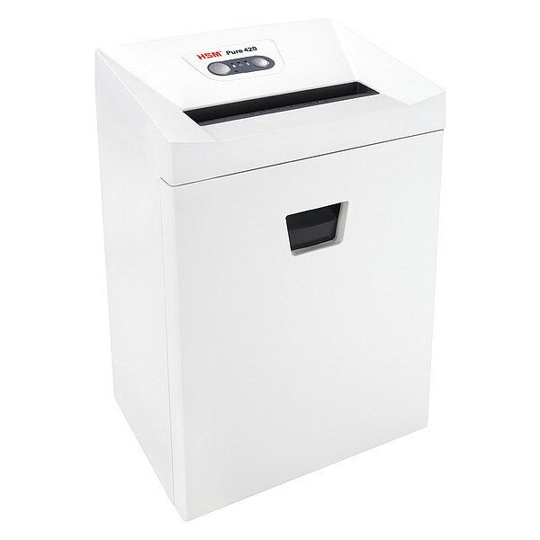 Paper Shredder, Strip-Cut, White, 9.2 gal.