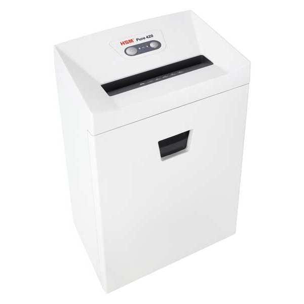 Paper Shredder, Cross-Cut, White, 9.2 gal.