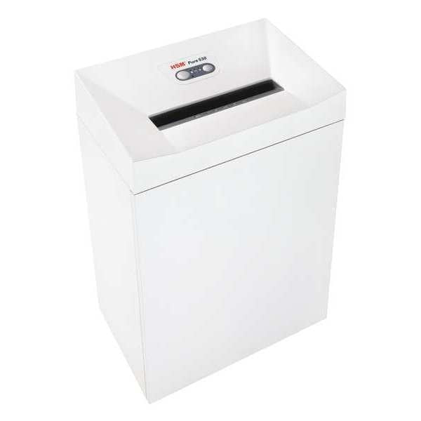 Paper Shredder, Cross-Cut, White, 21 gal.