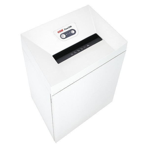 Paper Shredder, Cross-Cut, White, 21 gal.