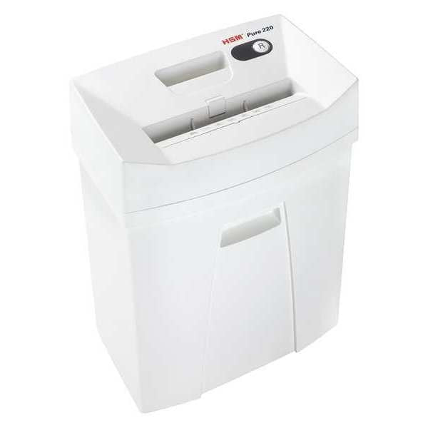 Paper Shredder, Cross-Cut, White, 8.6 fpm
