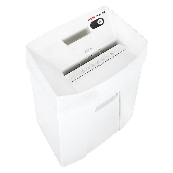 Paper Shredder, Strip-Cut, White, 5.3 gal.