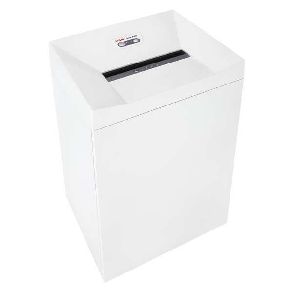 Paper Shredder, Cross-Cut, White, 39.6 gal.