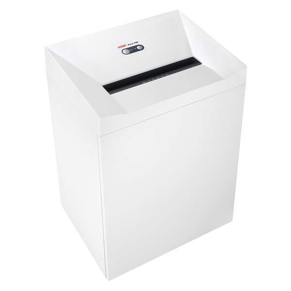 Paper Shredder, Cross-Cut, White, 38.3 gal.