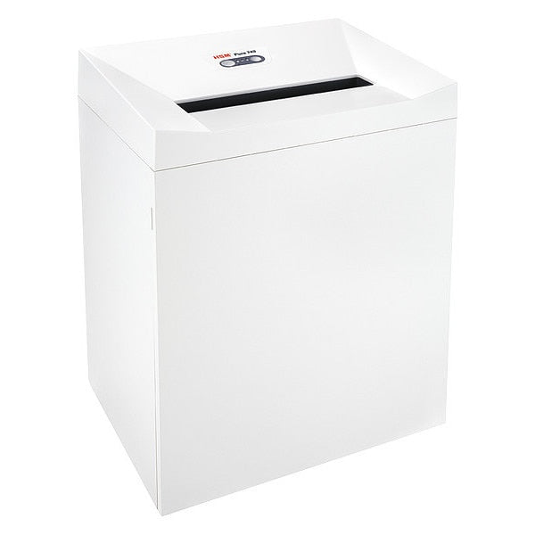 Paper Shredder, Cross-Cut, White, 38.3 gal.