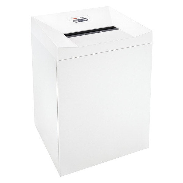 Paper Shredder, Strip-Cut, White, 34.3 gal.