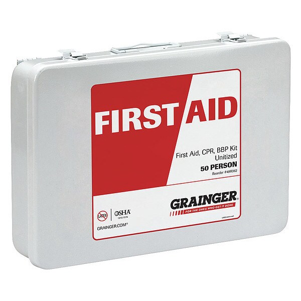 First Aid Kit, First Aid/CPR/BBP, 155 pcs.