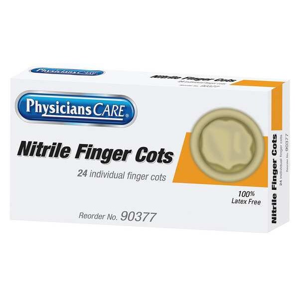 Powder Free Finger Cots, White, PK24