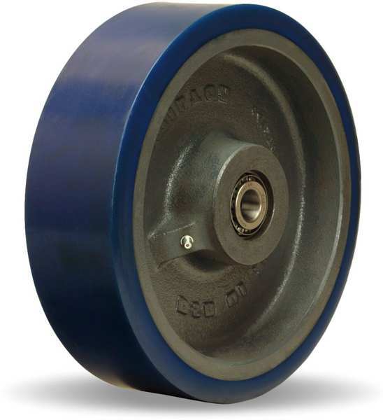 Caster Wheel, Polyurethane, 10 in., 2400 lb