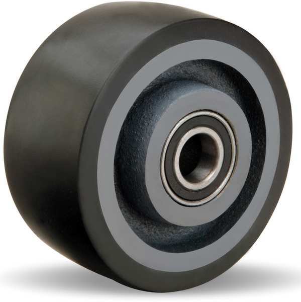 Caster Wheel, Polyurethane, 4 in., 975 lb.