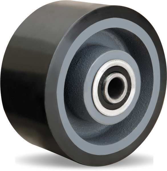 Caster Wheel, Polyurethane, 6 in., 2860 lb.