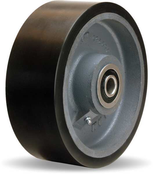 Caster Wheel, Polyurethane, 8 in., 3250 lb.