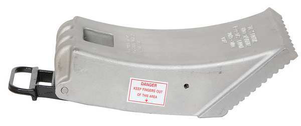 Wheel Chock, 12 In H, Aluminum