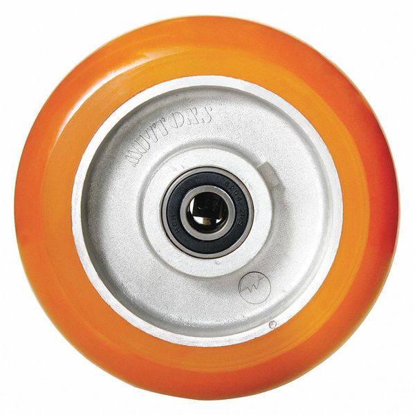 Caster Wheel, Polyurethane, 8 in., 1200 lb.