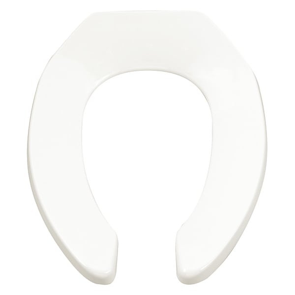 Toilet Seat, Without Cover, polypropylene, Elongated, White
