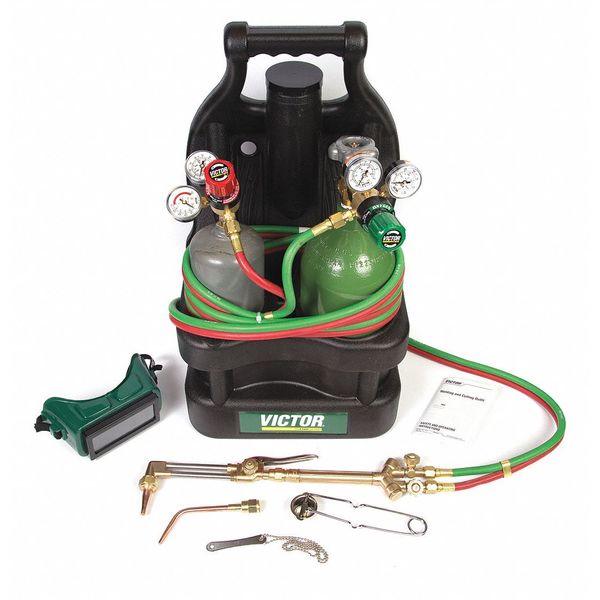 Gas Welding Outfit, G150 Series, Acetylene, Welds Up To 1/4 in