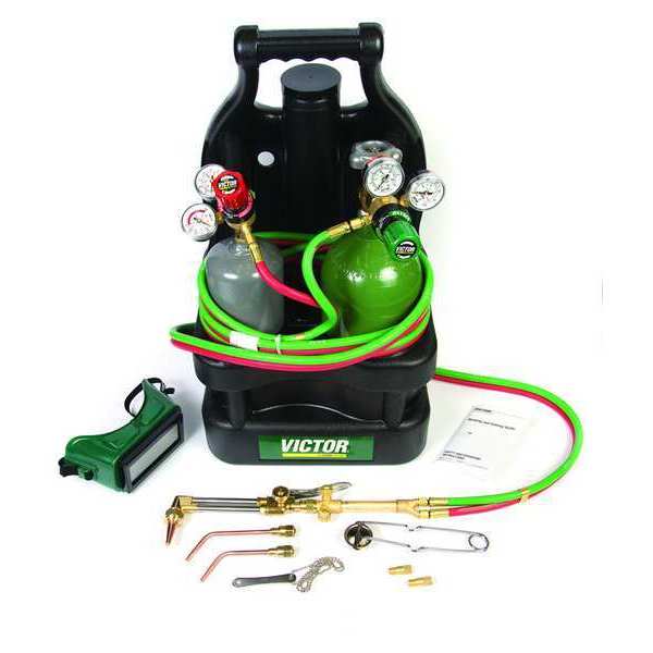 Gas Welding Outfit, G150 Series, Acetylene, Welds Up To 1/4 in