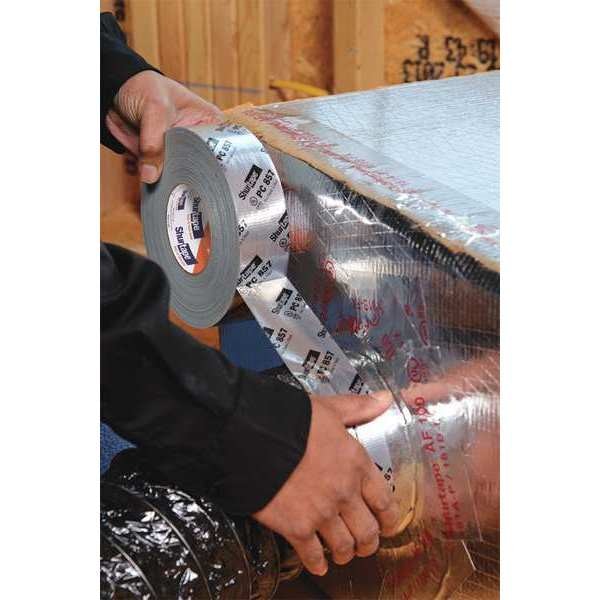 Duct Tape, 55m L, Adhesion 70 oz./in, Black
