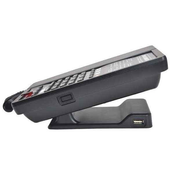 Telephone, Black, Plastic, Analog, PSTN