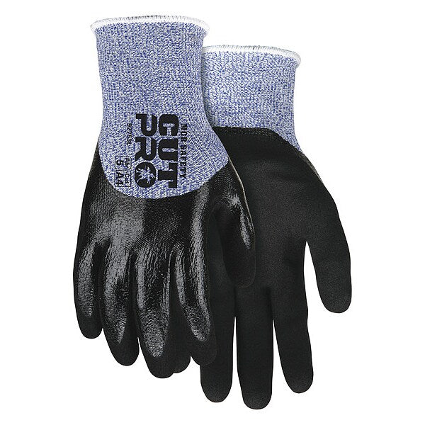 Cut Resistant Coated Gloves, A4 Cut Level, Foam Nitrile, XL, 1 PR