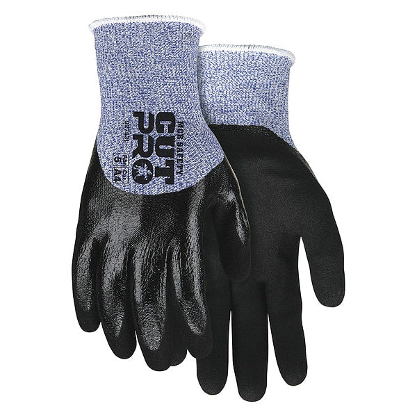 Cut Resistant Coated Gloves, A4 Cut Level, Foam Nitrile, 2XL, 1 PR