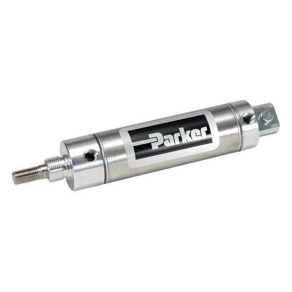 Air Cylinder, 1 1/2 in Bore, 1 in Stroke, Round Body Double Acting