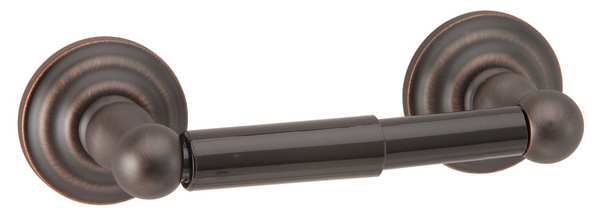 Toilet Paper Holder, Single Post, Zamac