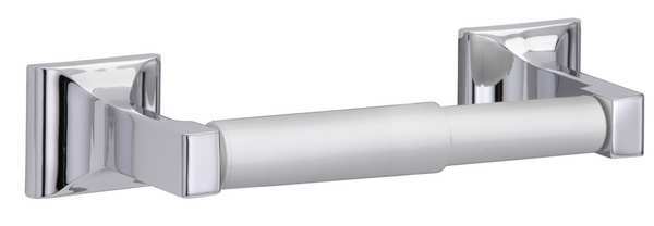 Toilet Paper Holder, Double Post, Zamac