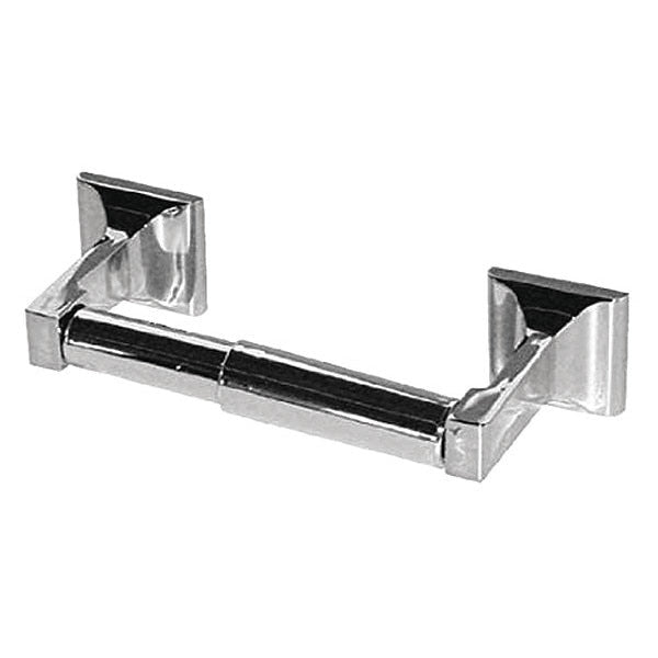 Toilet Paper Holder, Double Post, Zamac
