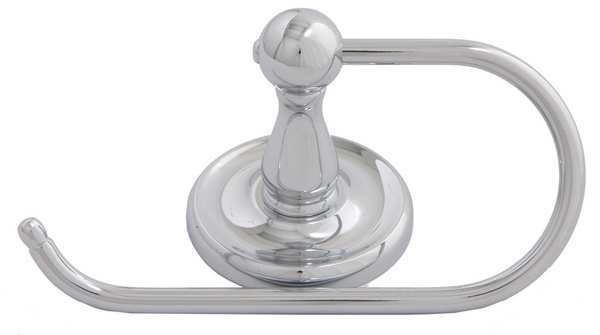 Toilet Paper Holder, Single Post, Zamac