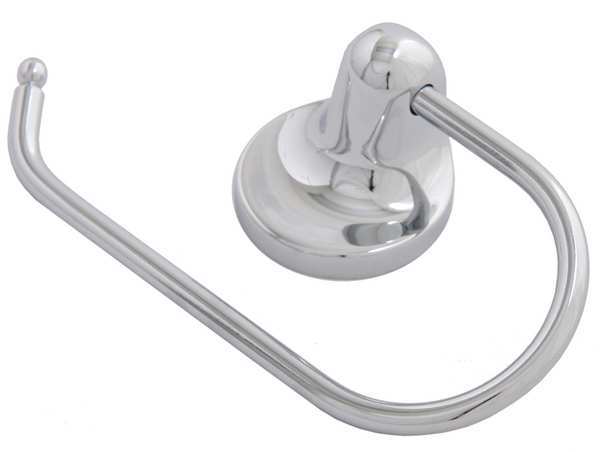 Toilet Paper Holder, Single Post, Zamac