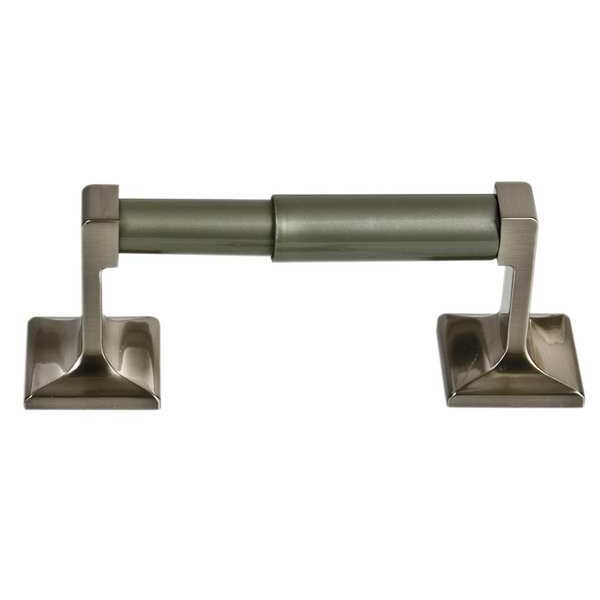 Toilet Paper Holder, Double Post, Zamac