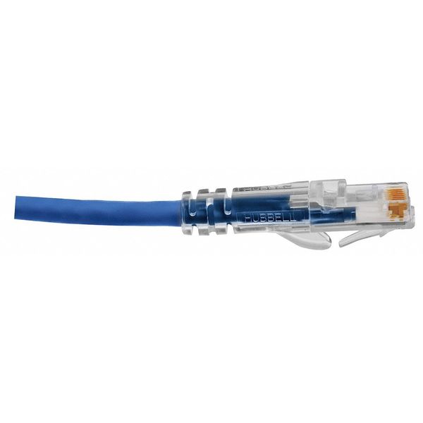 Ethernet Cable, Cat 6A, Blue, 60 ft.