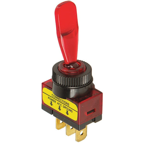 Toggle Switch, SPST, 1/4