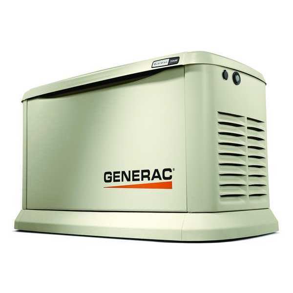Automatic Standby Generator, Liquid Propane/Natural Gas, Single Phase, 120V AC/240V AC