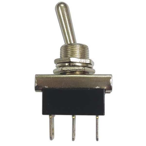 Toggle Switch, Silver, Panel Mount