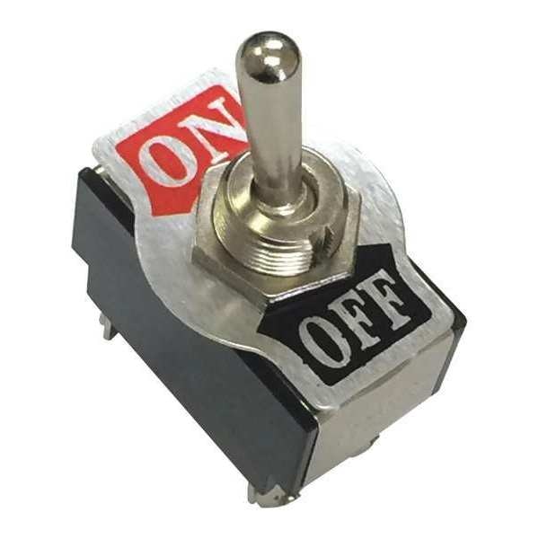 Toggle Switch, SPST, Screw, Silver