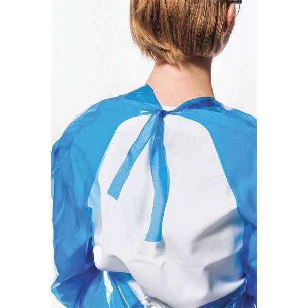 Gown, Blue, Necktie, 50