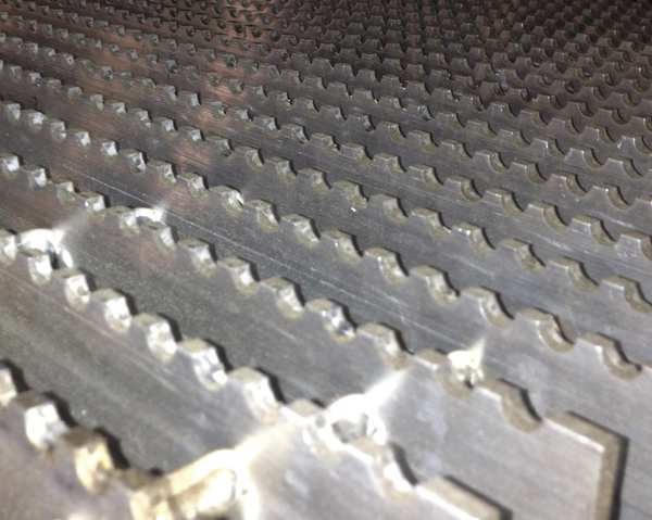 Metal Grating, Serrated, 36In. W, 1In. H