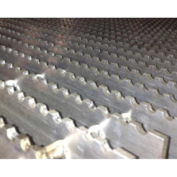 Metal Grating, Serrated, 36In. W, 1.25In. H